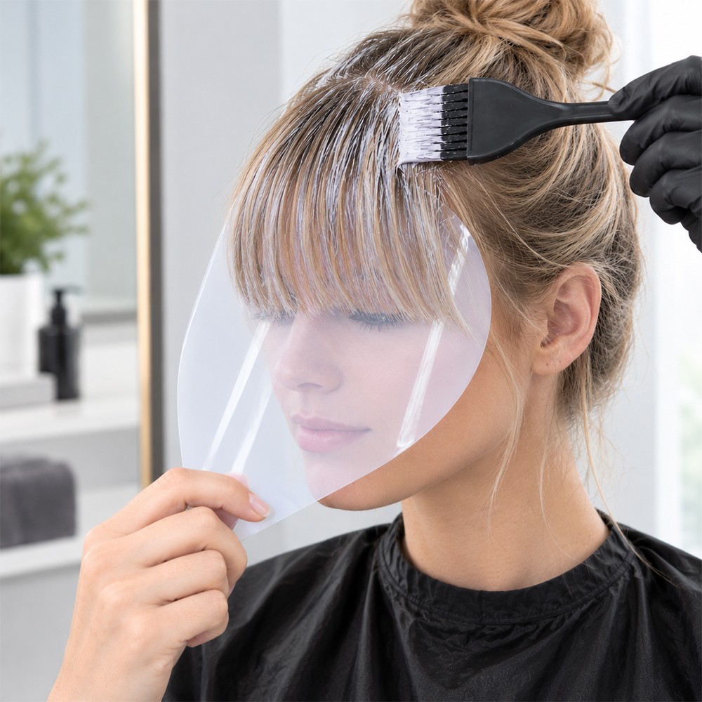 hairdressing face protector